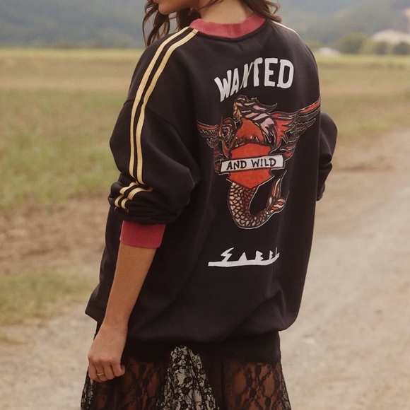 NWT SABBI THE DIEGO JUMPER - FLYING MERMAID JUMPER BLACK - Picture 5 of 6